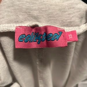 Edikted women’s naomi flared leggings in gray. Never worn